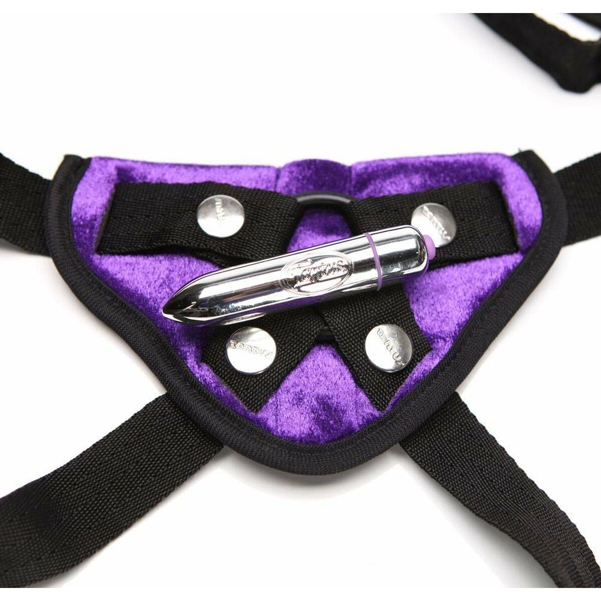 Vibrator cu ham Tantus Liliachiu Negru (3 pcs)